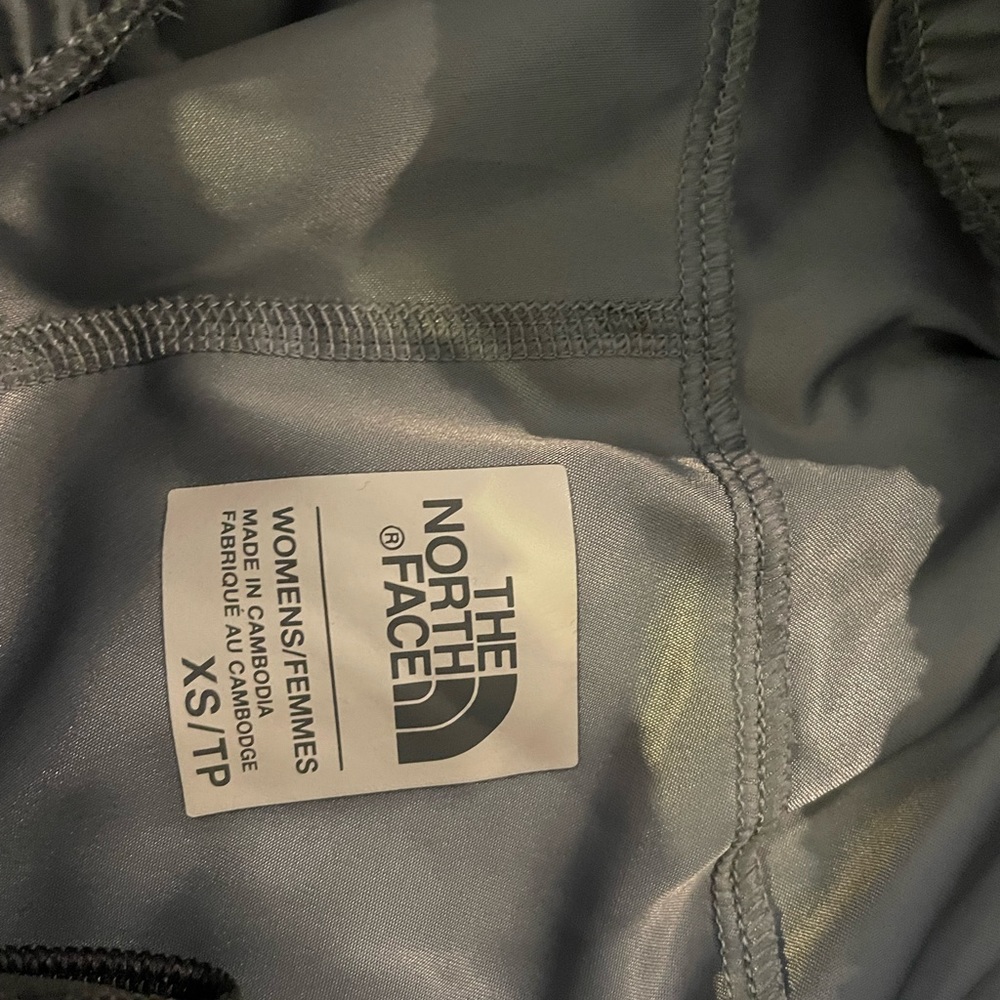North Face XS wind joggers gray Like New
